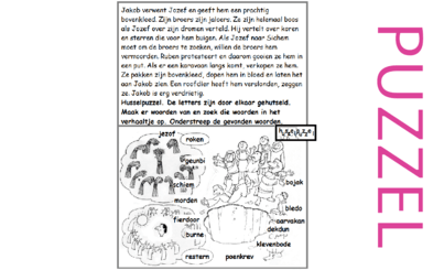 Puzzel – Genesis 37 – Jozef, dromen, Egypte 4