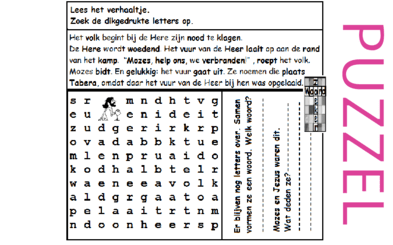 Puzzel – Numeri 11 – Mozes, middelaar, Jezus, Israel, straf