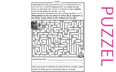 Puzzel – 1 Samuel 15 – Samuel, Saul, Amalekieten 3