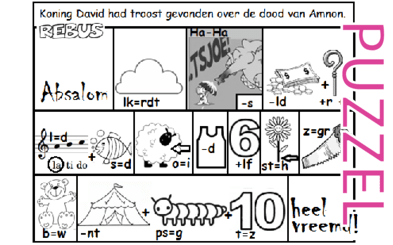 Puzzel – 2 Samuel 13 – Absalom geen straf, David 4