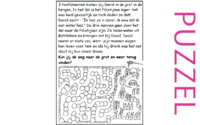 Puzzel – 2 Samuel 23, 1 Kronieken 11 – David’s dappere helden 2