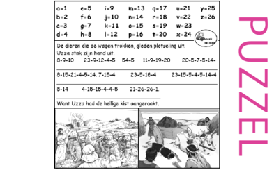 Puzzel – 2 Samuel 6, 1 Kronieken 13 – de ark, verdriet 2