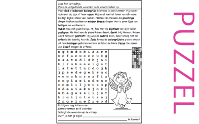 Puzzel – 1 Kronieken 5, Genesis 35, 49 – geslachtsregister, zegen Jakob 10