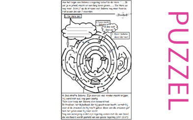 Puzzel – 1 Koningen 11 – God straft Salomo