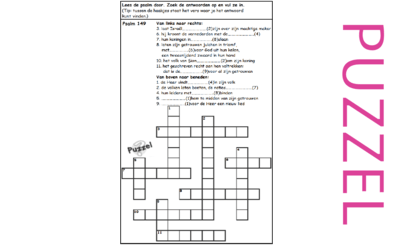 Puzzel – Psalm 149 – Zing samen, Schepper, Koning, zegen vernederden, vijanden straf