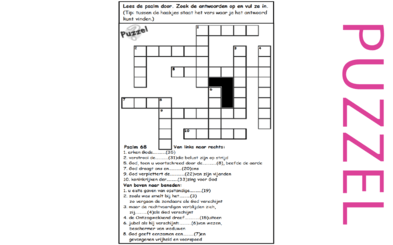 Puzzel – Psalm 68 – God verschijnt, zondaars vluchten, rechtvaardigen juichen, Redder