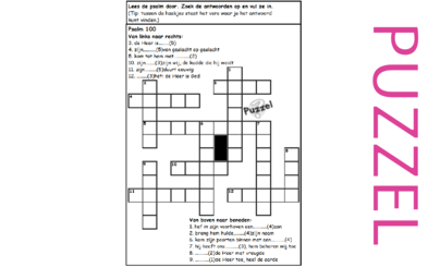 Puzzel – Psalm 100 – Dankoffer, erken: de Heer is God, Zijn volk, Herder, eeuwige liefde