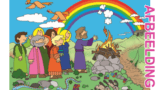 Bijbelse afbeeldingen en kleurplaten – Genesis 8, 9 – Noach, regenboog, Gods belofte, zondvloed