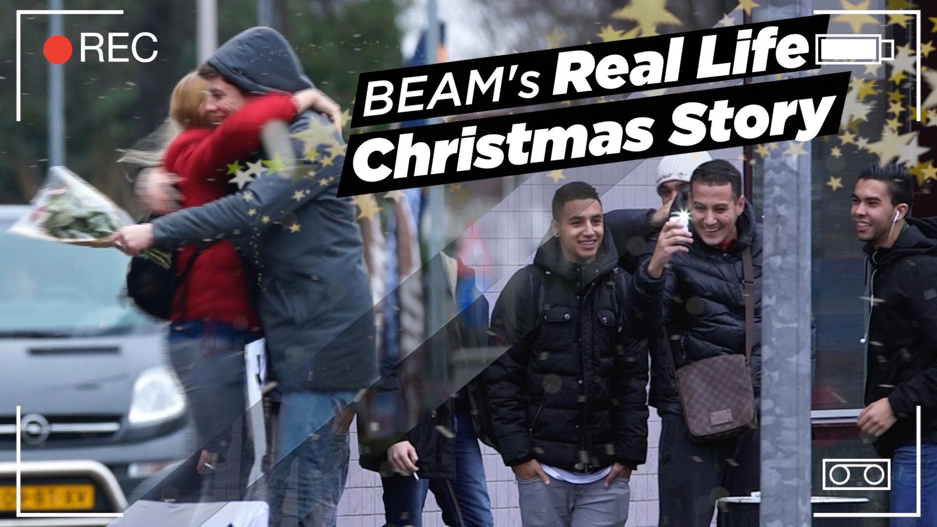 Moderne versie van het Kerstverhaal