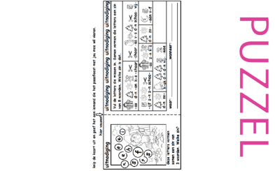 Puzzel – Mattheüs 28 – Pasen, nodig iemand uit, zie filmpje paasdossier