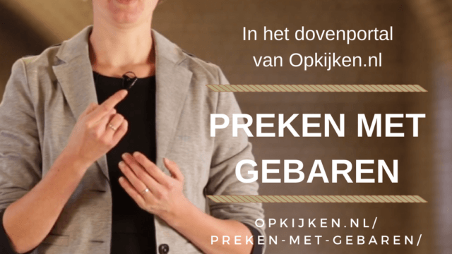 Preken met gebaren