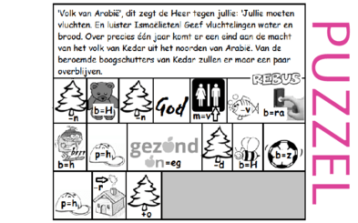 Puzzel – Jesaja 21 – profetie over Arabië