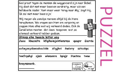 Puzzel - Jeremia 3 – Vergeving Vragen, Genade - Opkijken.nl