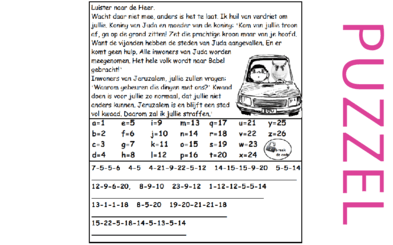 Puzzel – Jeremia 13 – kwaad doen is normaal