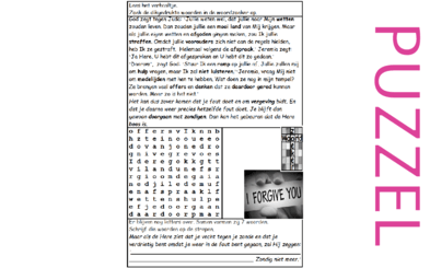 Puzzel – Jeremia 11 – wet, belofte, eis en straf.