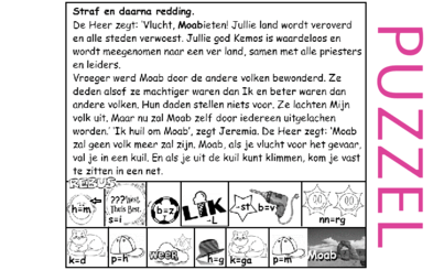 Puzzel – Jeremia 48 – straf en redding voor Moab