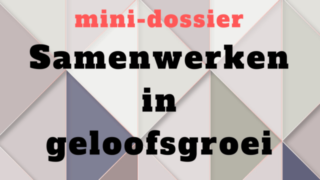 Samenwerken in geloofsgroei