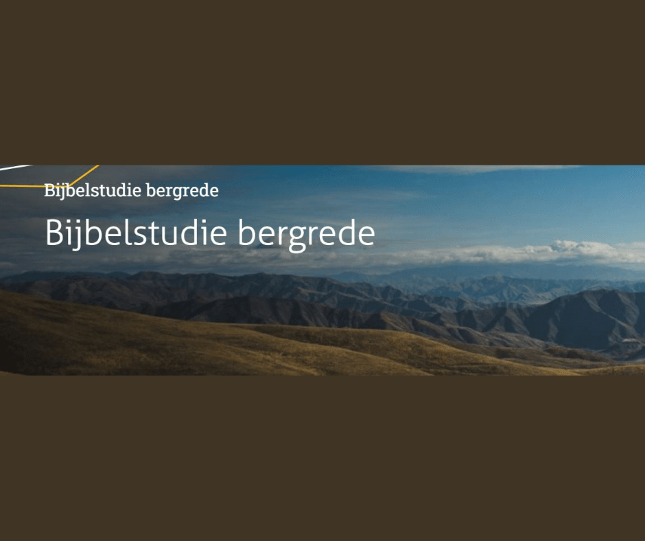 Het zout der aarde - Bijbelstudie
